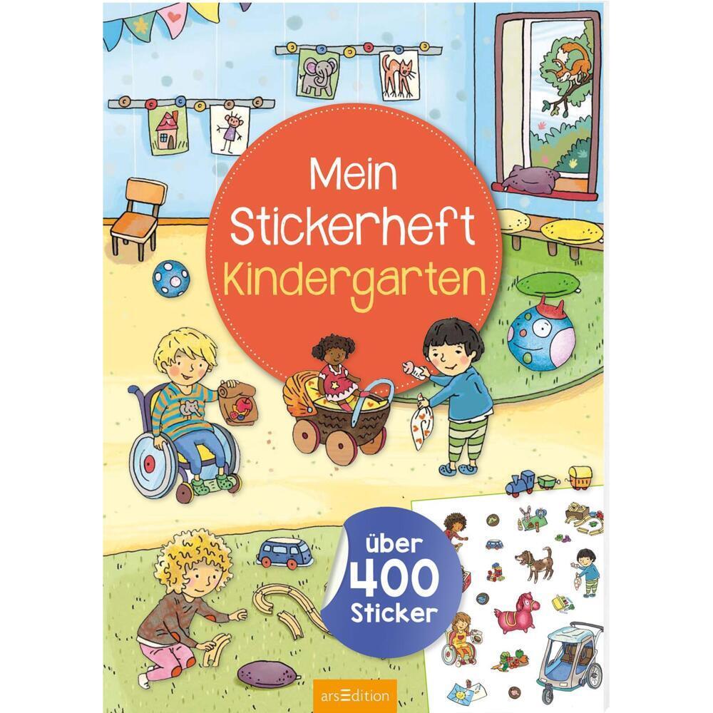 Ars Edition, Sticker, Mein Stickerheft Kindergarten