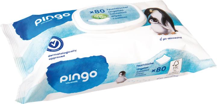 Produktbild Pingo Feuchttücher (80 Stück)