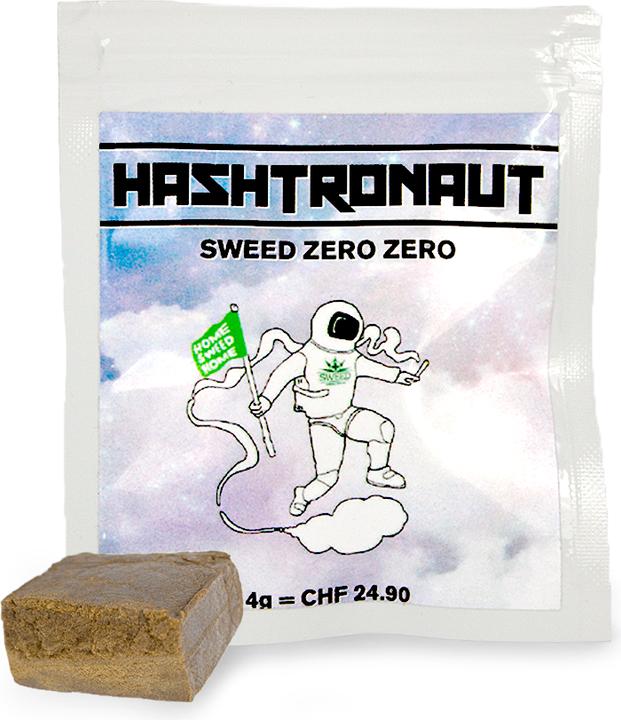 Actual product image Sweed Hashtronaut, Zero Zero Hashish, 4g (4 g, Indoor)