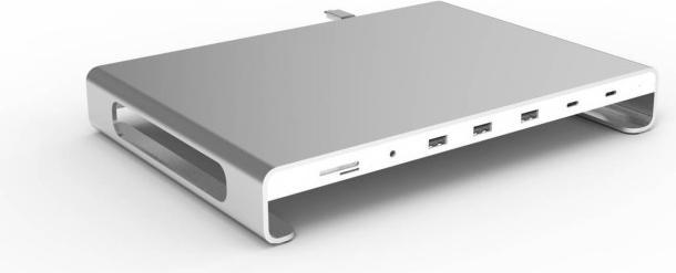 Actual product image JCPAL ELEX USB-C 11-Port Hub Stand (Silver) (USB-C, 11 ports)