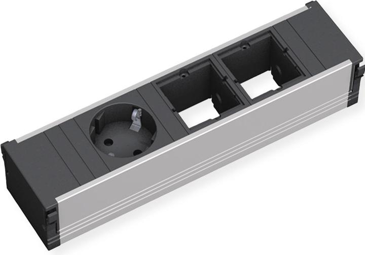 Schwarz, eloxiertes Aluminium