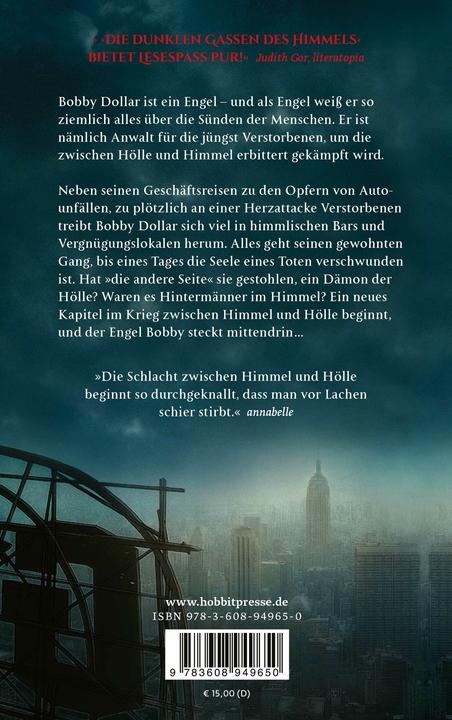 Produktbild Die dunklen Gassen des Himmels (Deutsch, Cornelia Holfelder-von der Tann, Tad Williams, 2016)