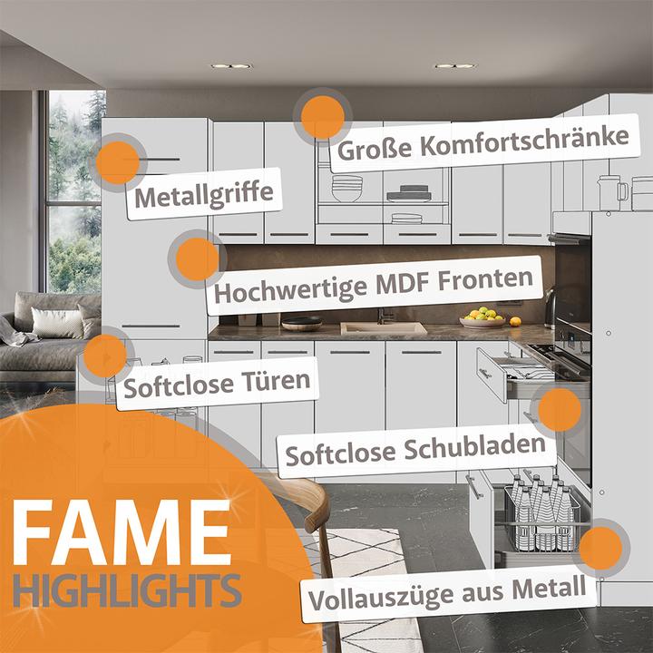 Actual product image Vicco Kücheninsel Fame-Line
