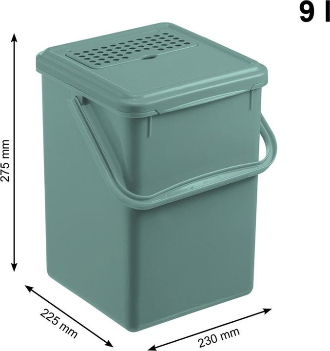 Image du produit Rotho Seau à compost avec charbon actif (9 l)