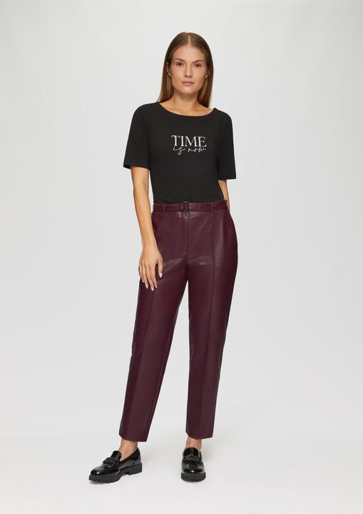 Immagine prodotto s.Oliver Hose Regular: Cigarette Pants aus Lederimitat (38)