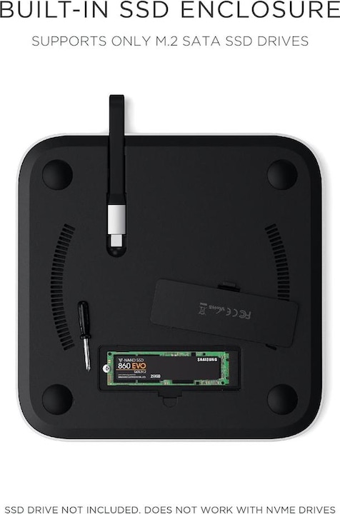 Productafbeelding Satechi USB-C standaard en hub voor Mac Mini (USB-C, 4 Havens)