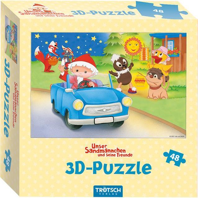 Magni 3D Puzzle 48 Teile Unser Sandmännchen Trabi (48 Teile)