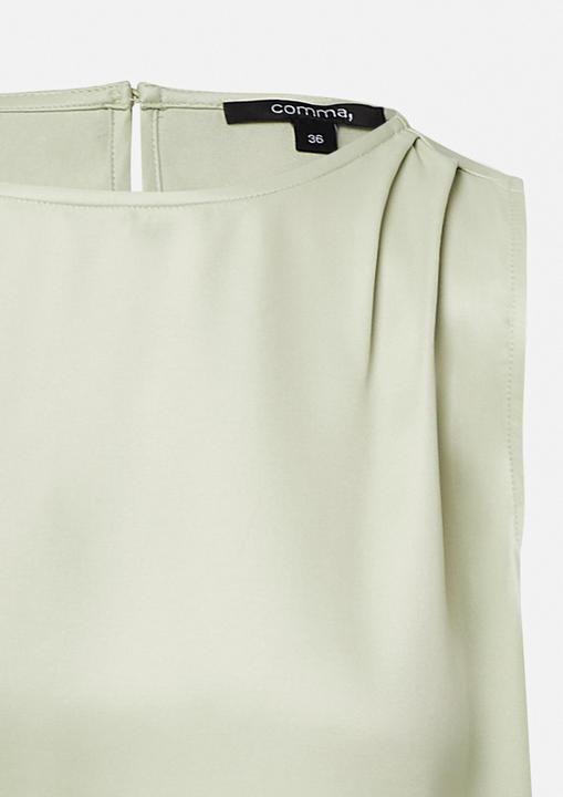 Immagine prodotto Comma Bluse Ärmellose Bluse aus Viskosesatin (40)