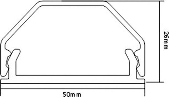 Immagine prodotto Roline Canalina per cavi (Tubazione, 110 cm)