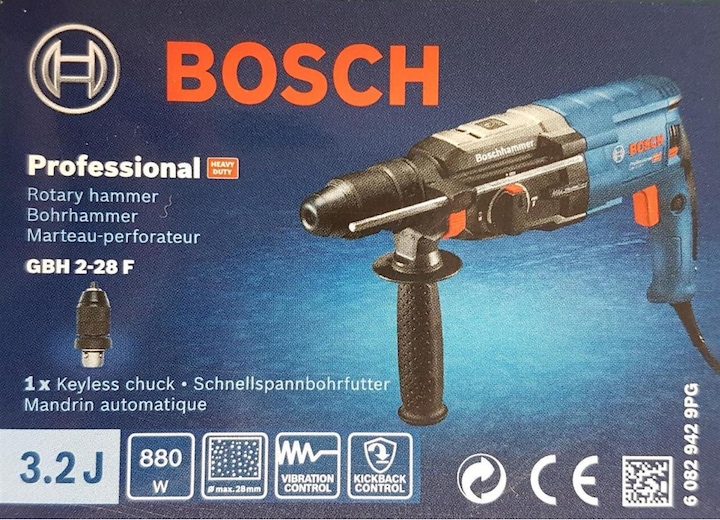 Produktbild Bosch Professional Bohrhammer mit SDS plus GBH 2-28 F, L-BOXX (Netzbetrieb)