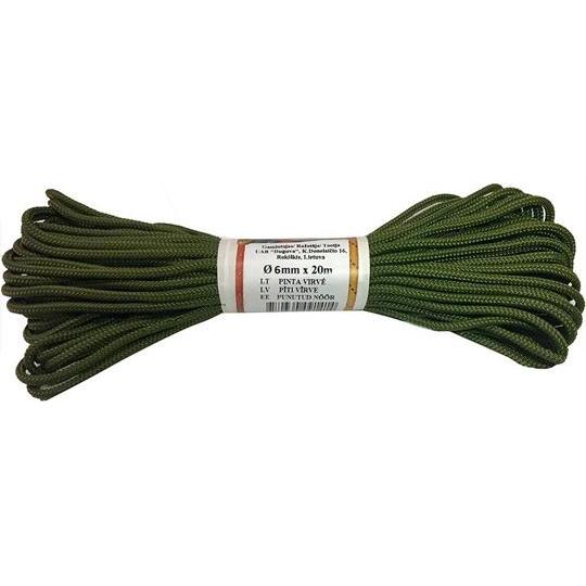 Duguva, Seil, Braided Polyamide Rope Khaki 6mm 20m (20 m)