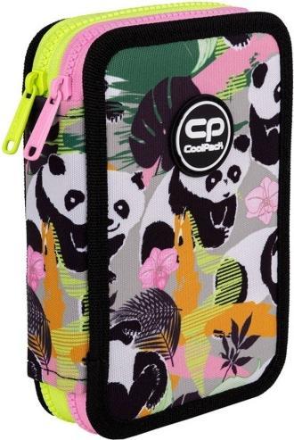Coolpack Double decker school pencil case with equipment Jumper 2 PANDA GANG