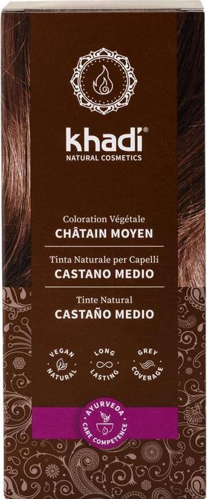 Produktbild Khadi Pflanzenhaarfarbe (mittelbraun)
