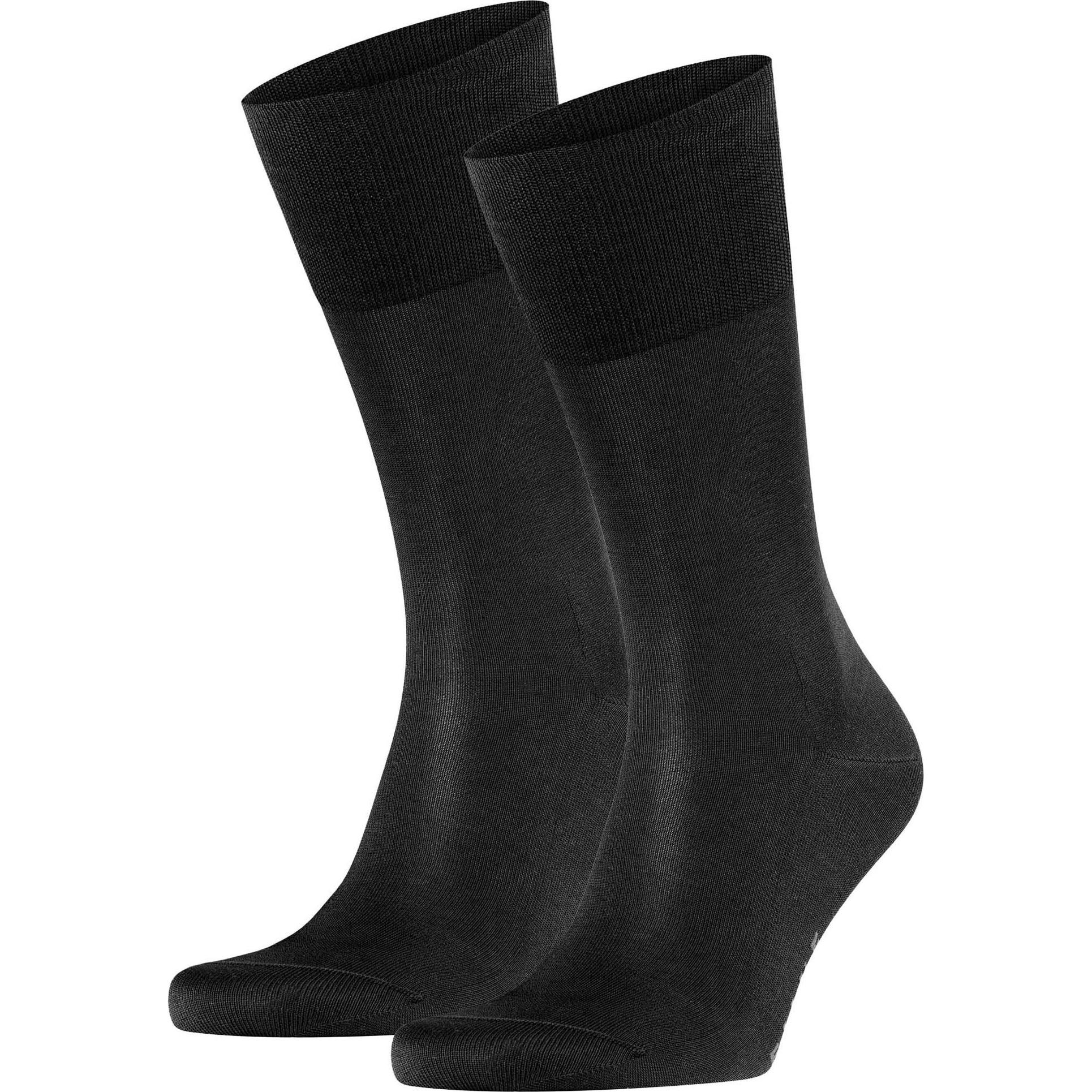 Falke, Herren, Socken, Tiago, Schwarz, (2er Pack, 45 - 46)