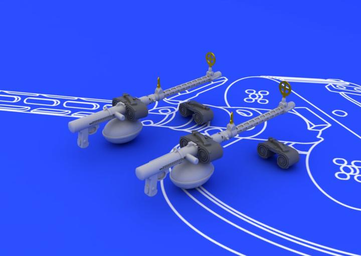 Actual product image Eduard MG 15 guns