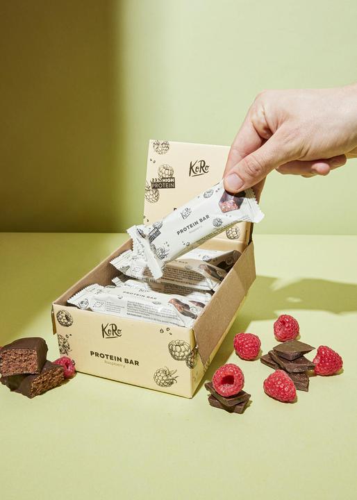 Actual product image KoRo Bio Proteinriegel (Raspberry, 12 pcs., 600 g)