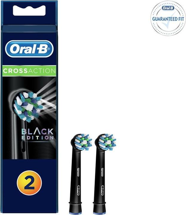 Actual product image Oral-B replacement EB50-2 Cross Action Heads, For Adults, The number of brushes included in the head is 2 (2 x)