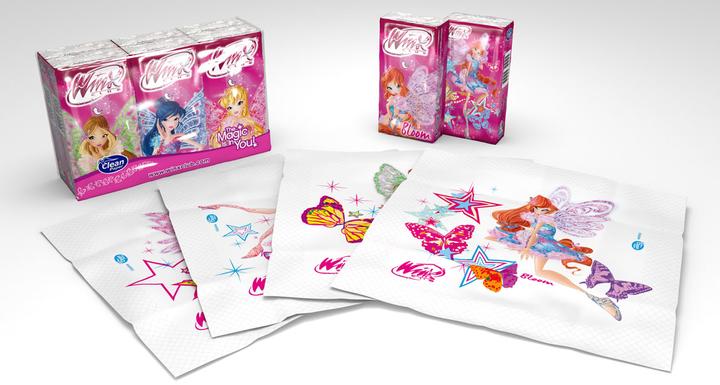 Actual product image Clean Paper Clean P.Fazzoletti Winx 4-Layer