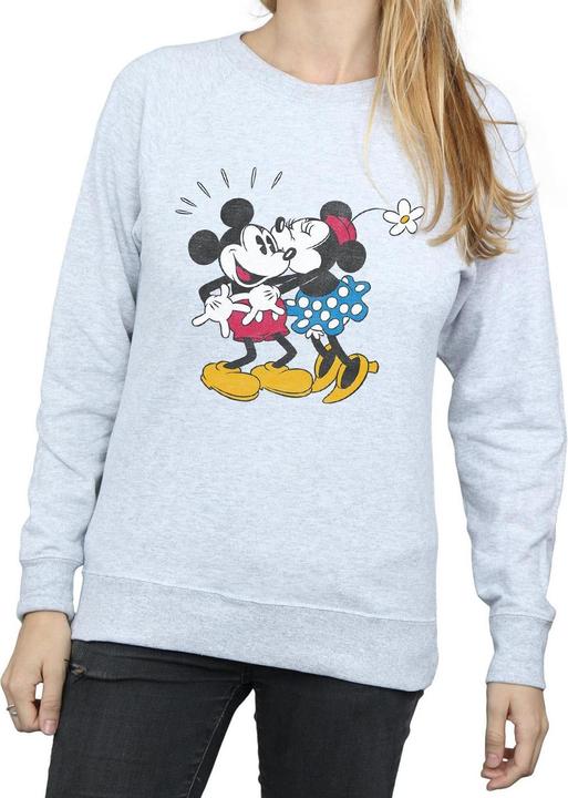 Produktbild Disney Mickey Mouse Mickey And Minnie Kiss Sweatshirt (S)