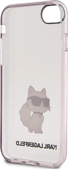 Produktbild Karl Lagerfeld KLHCI8HNCHTCP iPhone 7/8/ SE 2020 / SE 2022 pink/pink hardcase Ikonik Choupette (Apple iPhone 7, Apple iPhone 8, Apple iPhone SE (2nd Gen), Apple iPhone SE (3rd Gen))
