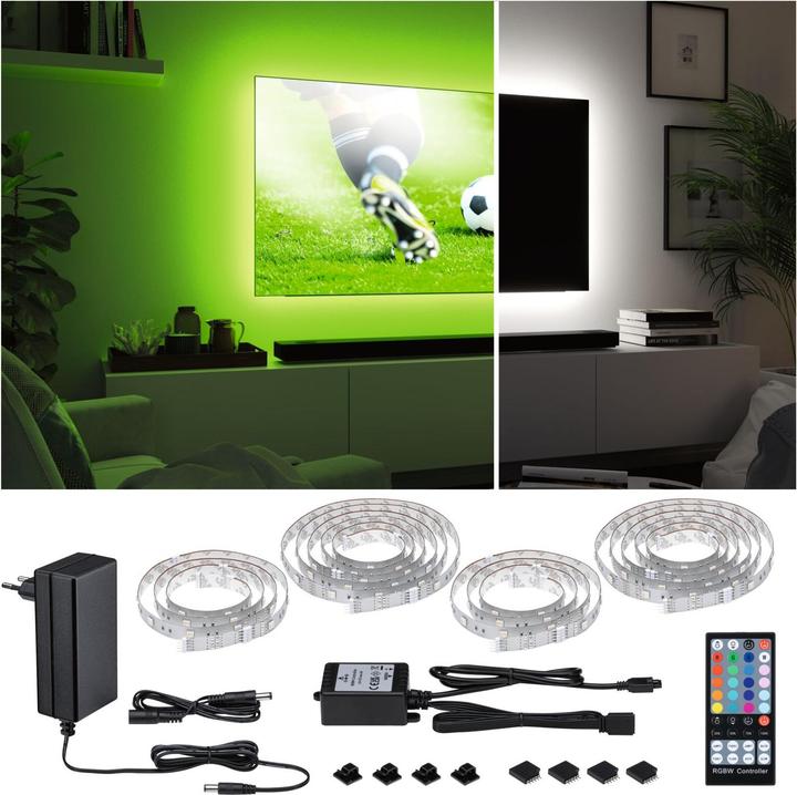 Image du produit Paulmann MaxLED 250 Stripe Set (Blanc chaud, 507 cm, Intérieur)