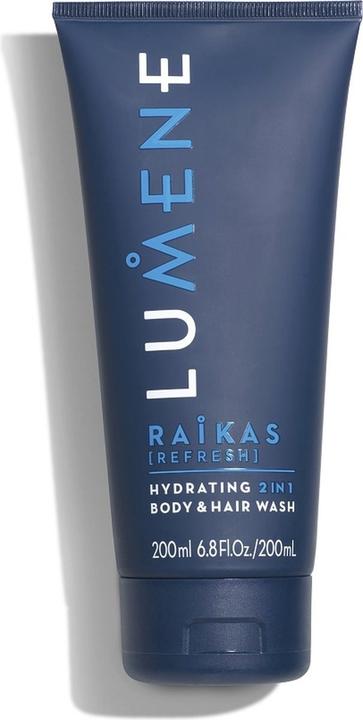Lumene Moisturizing For Body And Hair Men Raikas (Hydrating 2 In 1 Body & Hair Wash) 200 Ml (200 ml)