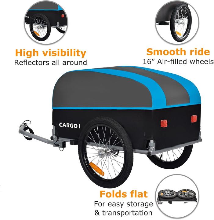 Produktbild Tiggo Klappbarer Velo-Lastenanhänger