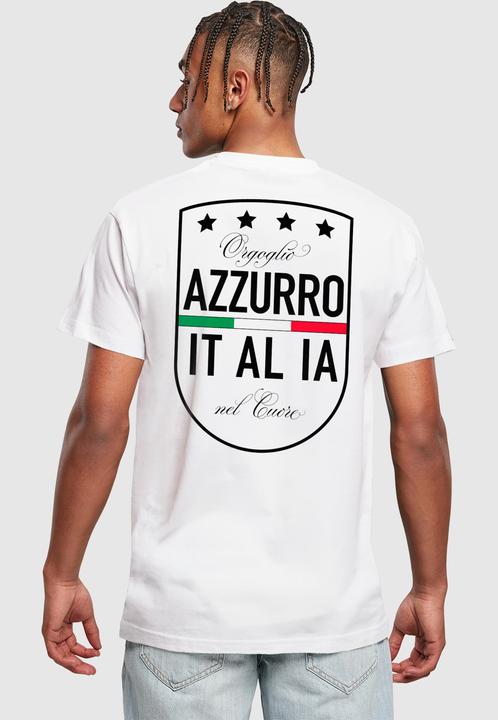 Produktbild Mister Tee MisterTee Azurro Italia Crest Tee - 166913 (4XL)