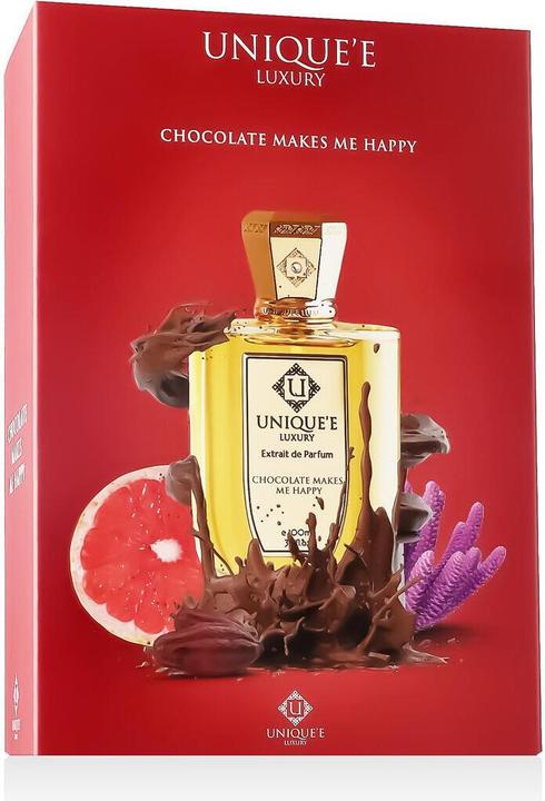 Actual product image Unique'e Luxury Chocolate Makes Me Happy Extrait De Parfum 100 ml (Extrait De Parfum, 100 ml)