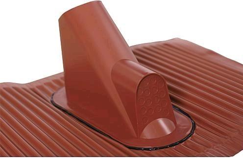 Immagine prodotto A.S. Sat Tegola in alluminio 50x45cm rossa con passaggio cavi (Altro)