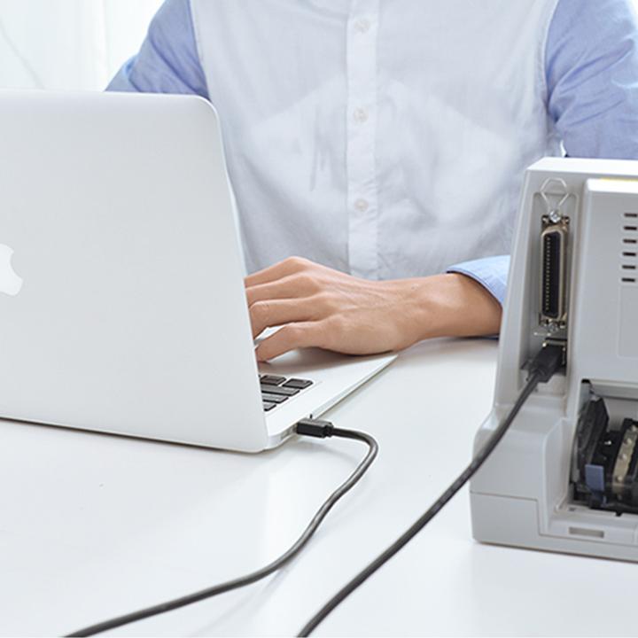 Produktbild Ugreen USB-A USB cable - 0.1 m pink (UGR407BLK) (10 m, USB 2.0)