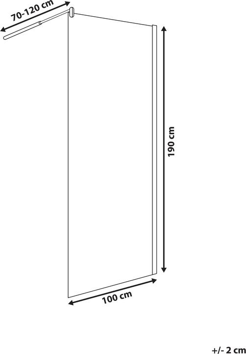 Actual product image Beliani Ahaus (100 cm, 100 cm, 190 cm)