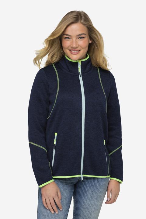 Produktbild Laurasøn Fleecejacke, Kapuze, Schmucknähte, OEKO-TEX (M)