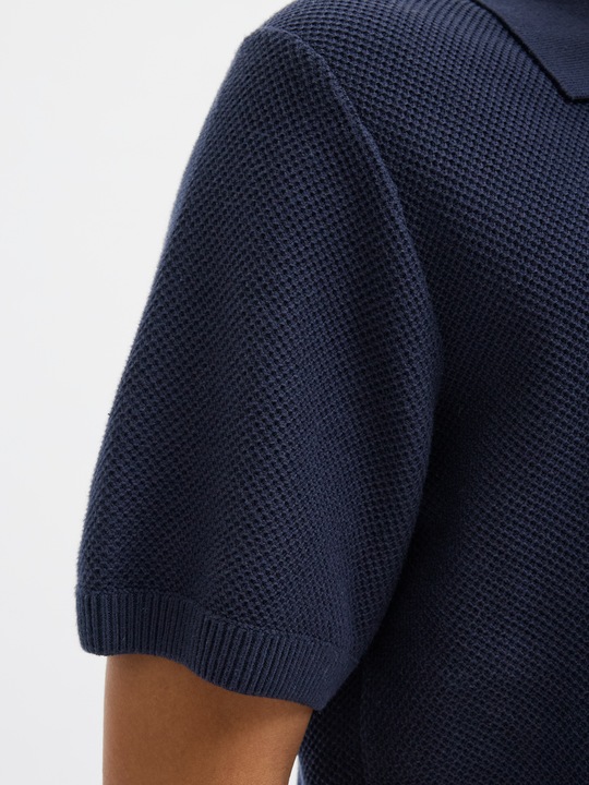 Actual product image Jack & Jones Jprcceaston Knit Split Neck Ss Sn (M)