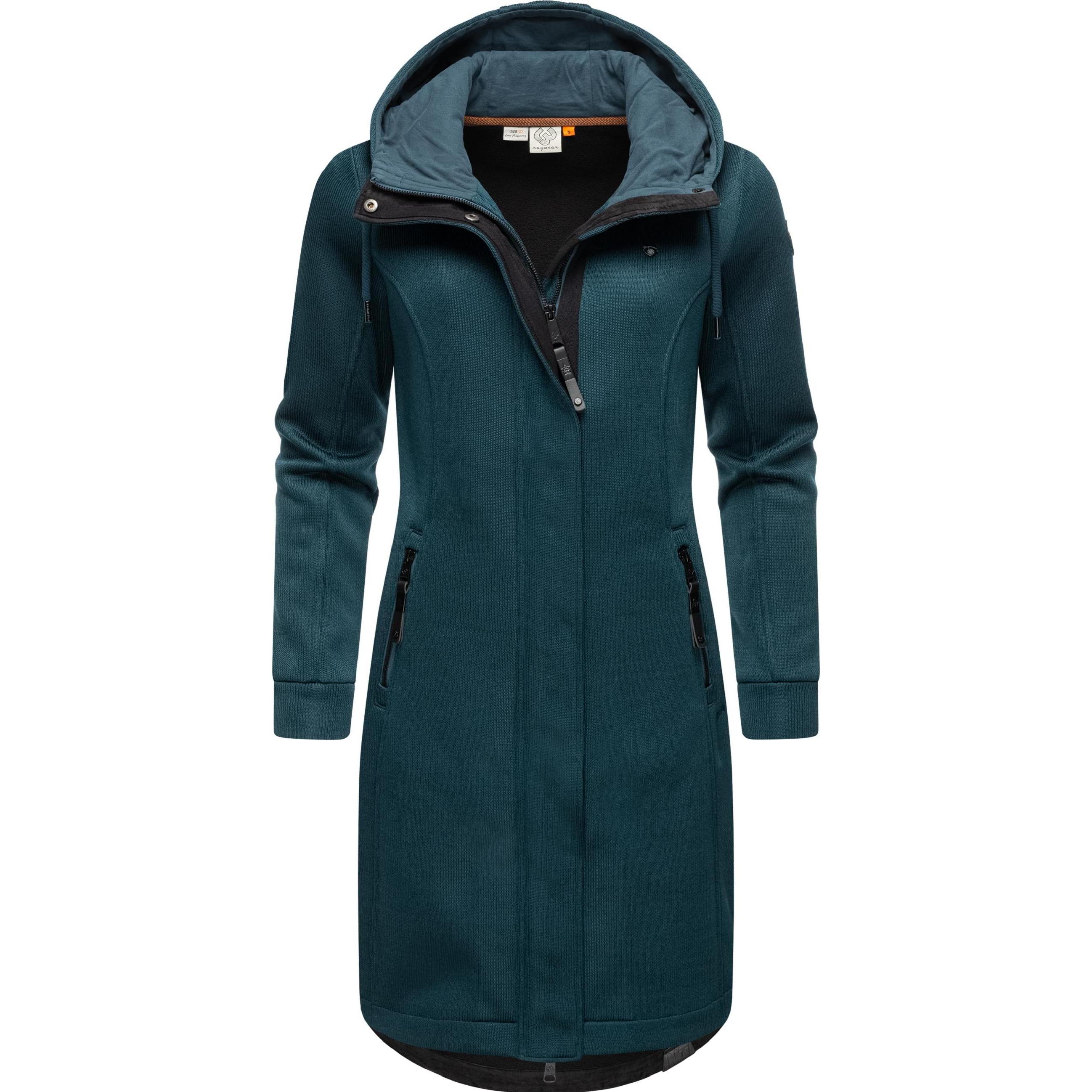 Ragwear, Damen, Jacke, Letti Long Bonded (XL), Türkis, XL