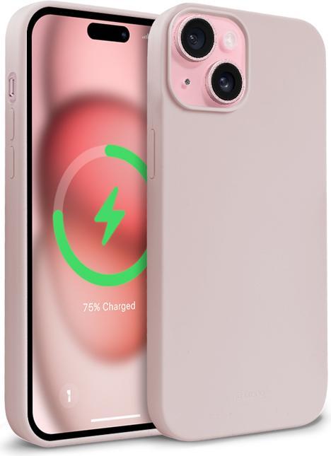 Image du produit Crong Color Cover Magnetic - Étui pour iPhone 15 MagSafe (rose sable) (Apple iPhone 15)