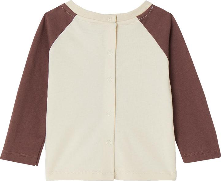 Image du produit Vertbaudet Baby Shirt mit Raglanärmeln und Print, Bio-Baumwolle (62)