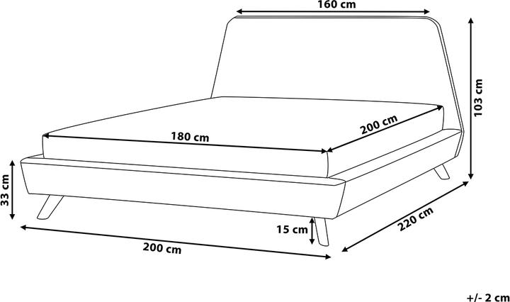 Actual product image Beliani Vienne (180 x 200 cm)