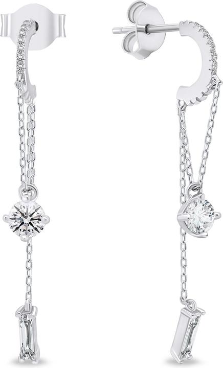 Immagine prodotto Brilio Argento - Eleganti orecchini a catena lunga EA628W