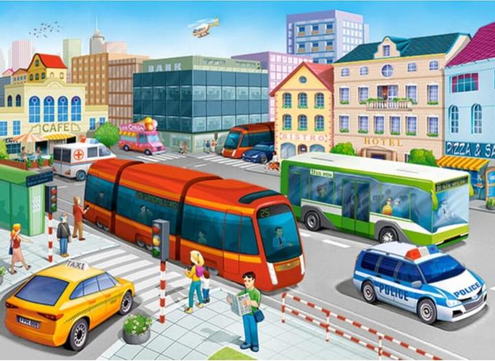 Actual product image Castorland City Square Puzzle 100 pieces (100 pieces)