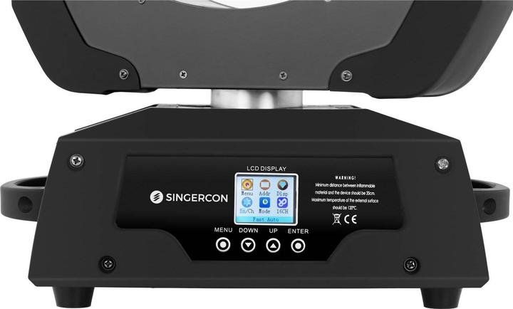 Produktbild Singercon LED Moving Head Zoom DMX 36x10W Discobeleuchtung Scheinwerfer Bühnenlicht 450W