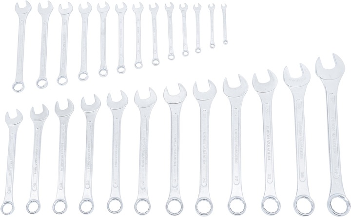 Image du produit BGS Jeu de clés mixtes, 25 pièces, 6-32 mm (32 mm, 19 mm, 6 mm, 12 mm, 24 mm, 14 mm, 22 mm, 16 mm, 23 mm, 10 mm, 21 mm, 18 mm, 27 mm, 7 mm, 31 mm, 17 mm, 11 mm, 15 mm, 26 mm, 30 mm, 8 mm, 28 mm, 9 mm, 29 mm, 13 mm, 20 mm, 25 mm)