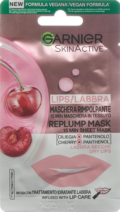 Image du produit Garnier Masque en tissu pour les lèvres