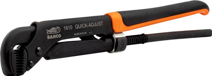 Immagine prodotto Bahco Chiave per tubi ERGO da 1" con pulsante a sgancio rapido, 320 mm (320 mm)