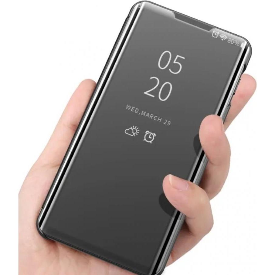 Thumbnail - Screenguard Oppo A5 2020 Clear View Flip Case (Oppo A53 (2020)), Smartphone Hülle, Schwarz