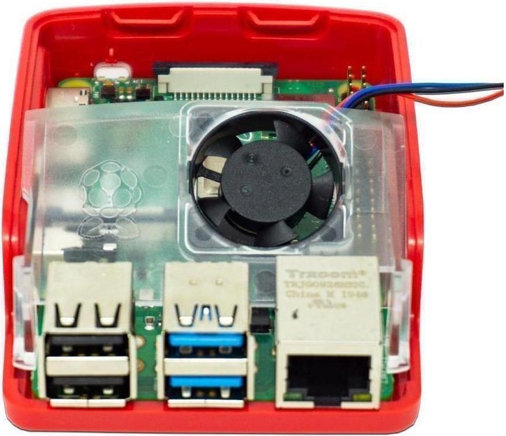 Immagine prodotto Raspberry Pi Ventola per custodia ufficiale 4 + dissipatore di calore