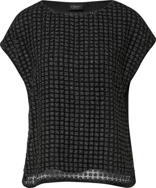 Immagine prodotto s.Oliver Bluse Fabricmix-Bluse mit U-Boot-Ausschnitt und Glitzergarn (32)