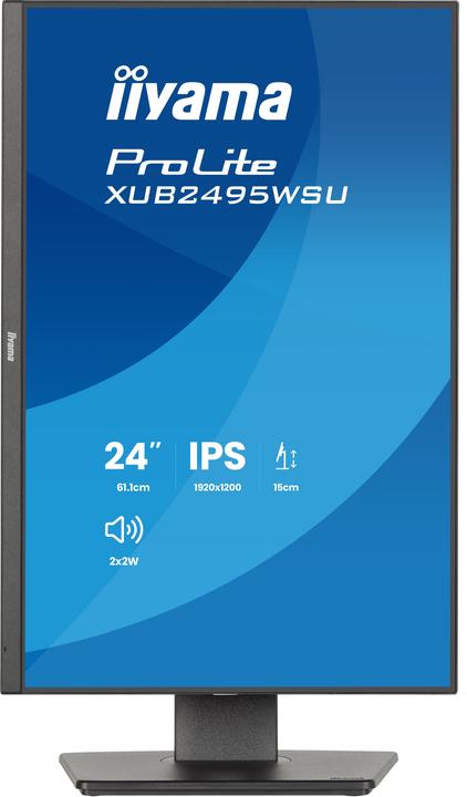 Produktbild iiyama 60.5cm (24") XB2495WSU-B1 16:10 HDMI+DP+USB-C IPS (1920 x 1200 Pixel, 24.10")