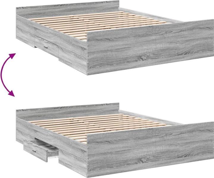 Actual product image vidaXL Bettgestell (140 x 200 cm)