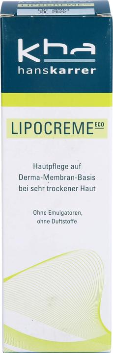 Image du produit Hans Karrer Lipocreme ECO, 100 ml CRE (Crème pour le corps, 100 ml)